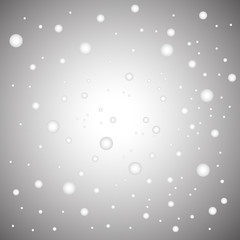Vector illustration of falling snow background in winter