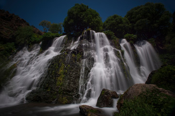 Fototapeta premium shaki waterfall in southern armenia