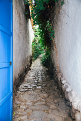 Narrow alley in Cusco, Peru 