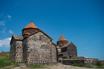 Fototapeta premium sevanavank monestery, lake sevan, armenia