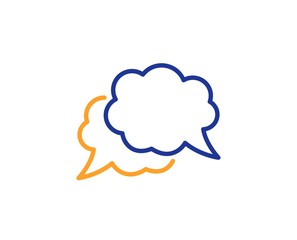 Comic speech bubble sign