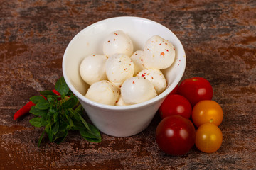 Mozzarella cheese balls