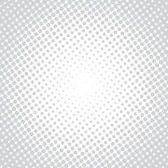 Gray dots on white background 