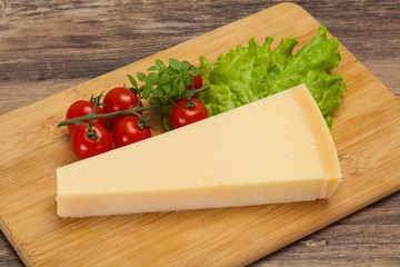 Italian traditional parmesan cheese triangle