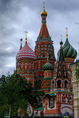 Fototapeta na wymiar Saint Basil Cathedral Moscow in Summer