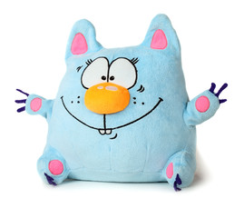 Blue toy cat