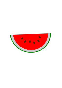 Wassermelone Melone Icon Symbol Vektor Grafik