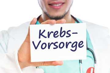 Krebs Vorsorge Krebsvorsorge krank Krankheit gesund Gesundheit Arzt Doktor