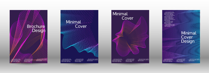 Cover design template set 