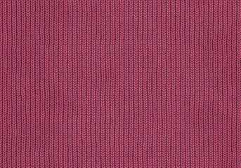 red knitted wool