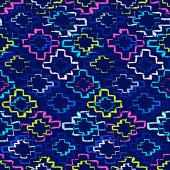 Fototapeta premium Grunge splatter pattern. Ink strokes design. Paint lines abstract. Scrawl. Scribble. Trendy background.