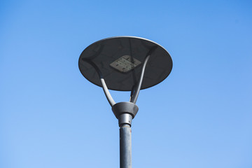 lamp in the daytime street