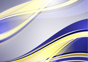 Bright color elegant lines abstract waves. Element of modern business design.