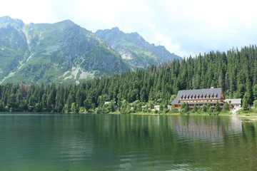 Fototapeta premium lake in the mountains