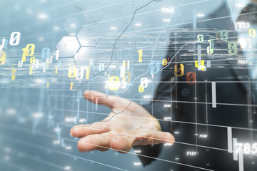 bullish Diagram - Graph Stock Trading