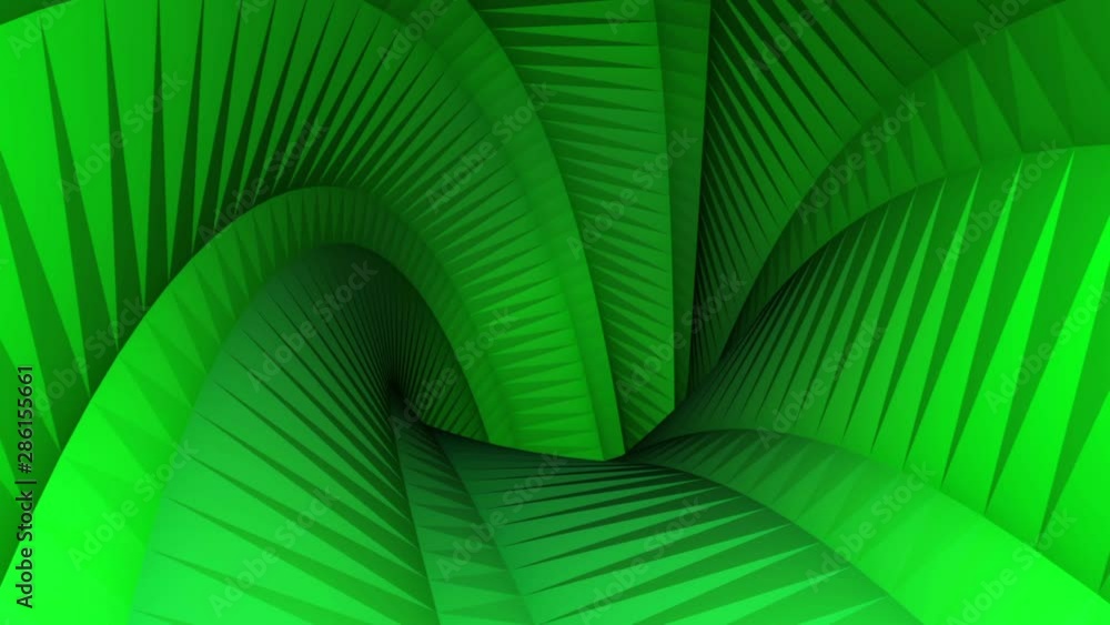 Poster colorful abstraction of polygonal background - 3d tunnel motion graphics animation new quality. anim