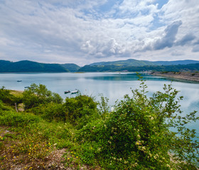 Fototapeta na wymiar Zlatar lake (Zlatarsko jezero), Serbia.