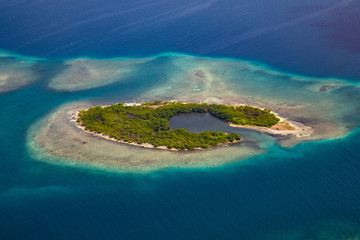 Obraz premium The San Blas Islands of Panama is an archipelago comprising approximately 365 islands and cays, of which 49 are inhabited.