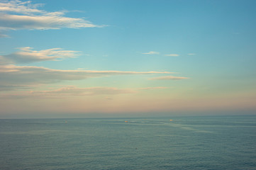 Beautiful sea view in Liguria, Bordighera