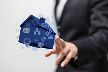 Smart home: Smarthome house automation icon