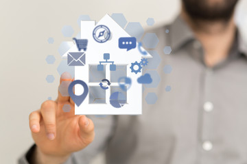 Smart home and future concept