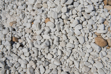 White Stones, White Background, White Decorative Stones, Aquarium Stones, Stones For The Garden