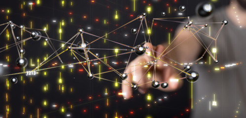 Protect Cloud Information Data Concept..