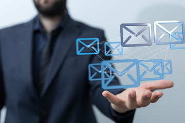 Mail Communication Connection message to mailing