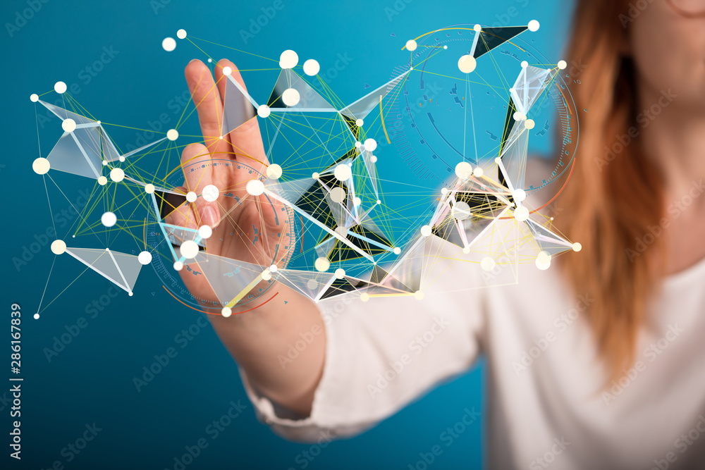 Poster Software, web development, programming concept. Abstract Programming