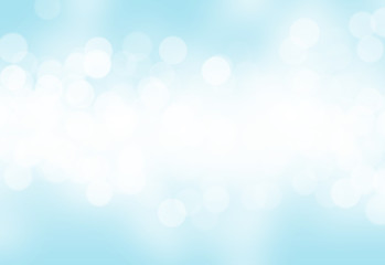 blue bokeh abstract light background.