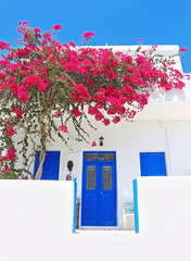 traditional house at Ano Koufonisi island - Mikres Cyclades Greece  