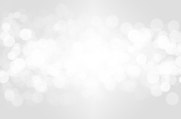 white blur abstract background. bokeh christmas blurred beautiful shiny Christmas lights