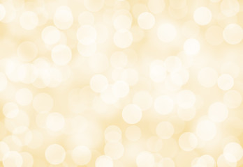 Abstract illustration bokeh light on golden background
