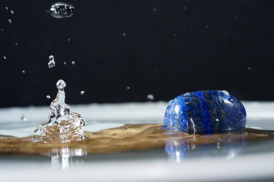 Lapis lazuli played a major role in Western art as a pigment for bright blue and fade-resistant color.