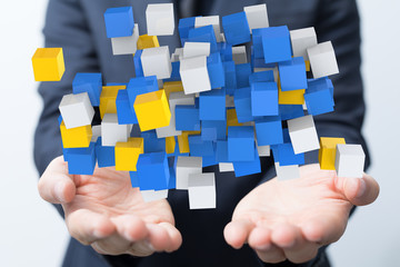 data code binary concept