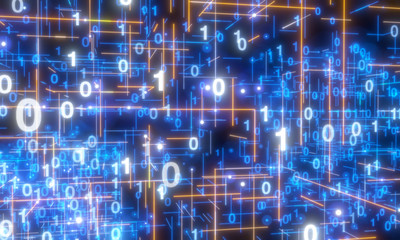 Software, web development, programming concept. Abstract Programming