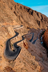 Gorges of gades in morocco road