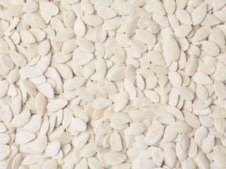Pumpkin seeds texture, surface, close-up