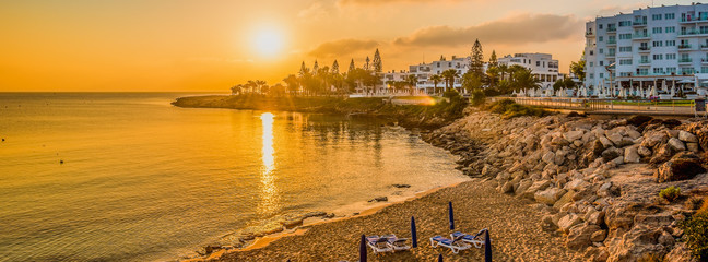 Fig tree bay beach in Protaras, Cyprus