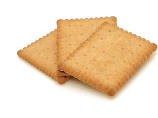 Tasty biscuits isolated