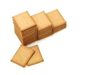 Tasty biscuits isolated