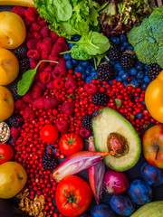 Health and super food to boost immune system, high in antioxidants, anthocyanins, minerals and vitamins, fibre