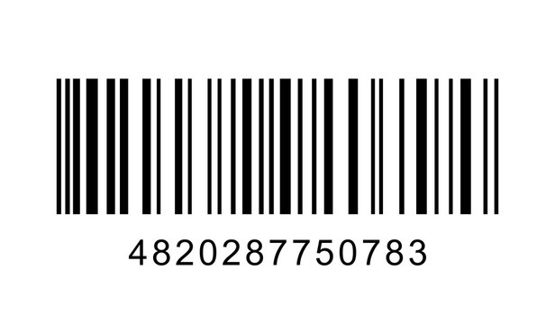 Barcode on white background. Vector illustration