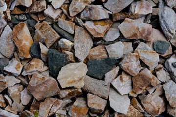 Quartz stones as texture and background