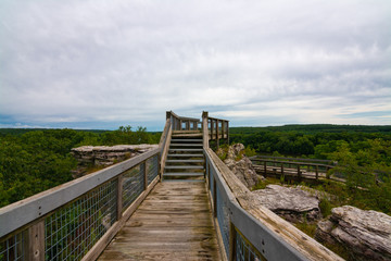 Fototapeta na wymiar Overlook in Castle Rock State Park