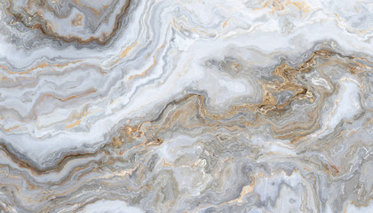 Naklejka na ściany i meble Gray-white marble pattern