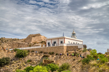 Fototapeta na wymiar Faro del Albir (Alicante España) Serra Gelada