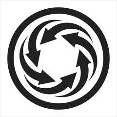 Arrow for web design and mobile apps. Arrow icon. Vector flat arrow. Interface.