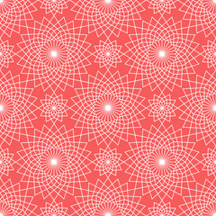 Vector seamless oriental pattern. Geometric ornament