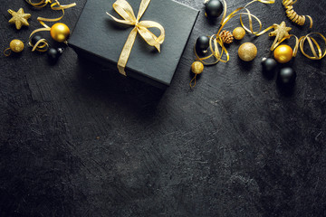 Minimalistic Christmas Flat Lay Background